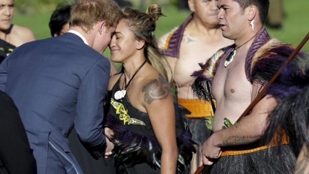 It was the second time meeting Prince Harry for Iti-Kereopa.