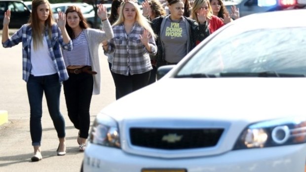 Students and staff are evacuated after a deadly shooting in Oregon.