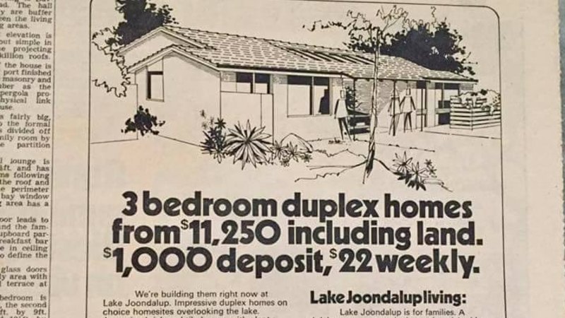House And Land For 11 500 In Perth Old Newspaper Discovery Sparks Real Estate Nostalgia