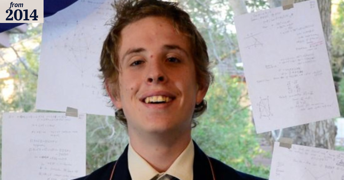 By any calculation Melbourne kid Alex Gunning was No. 1 at world maths ...