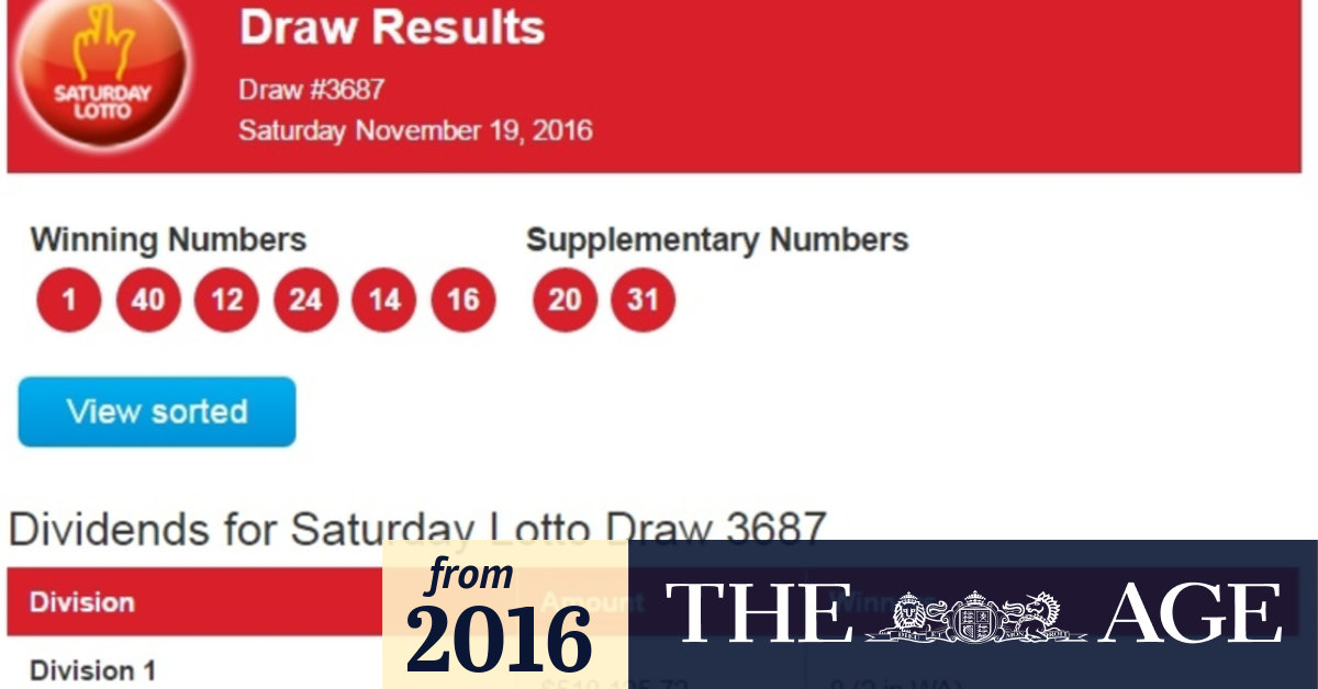 sat lotto dividends