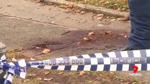 The man was reportedly stabbed with a machete and nearly bled to death.