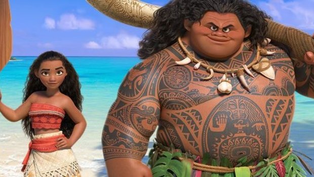 Newcomer Auli'i Cravalho voices Moana, and Dwayne 'The Rock' Johnson voices Maui in the new Disney film. 