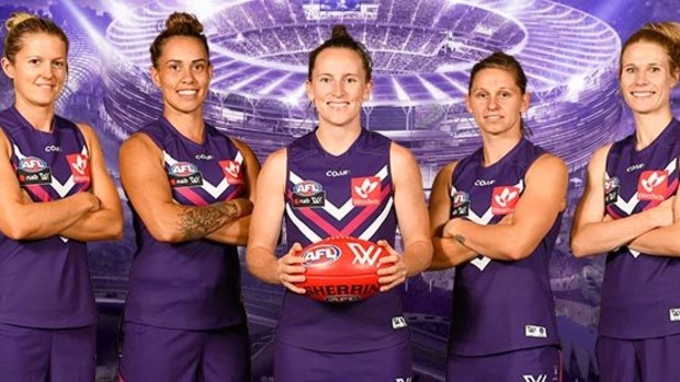 The Fremantle Dockers women's team are hoping to break attendance records during the February 10 match. 
