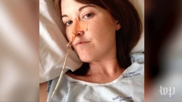Doctors said Johanna Dickson's pain was the result of a serious bowel obstruction. 