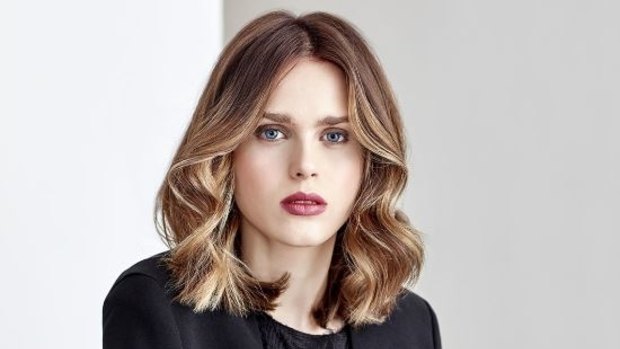 An example of the latest hair colouring trend: colour contouring designed to suit your individual face shape.