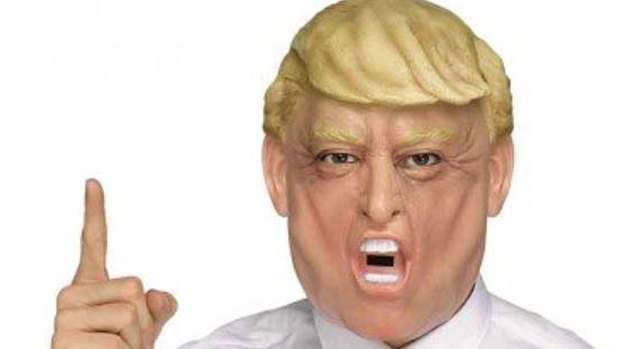 Hot seller for Halloween: Donald Trump mask.