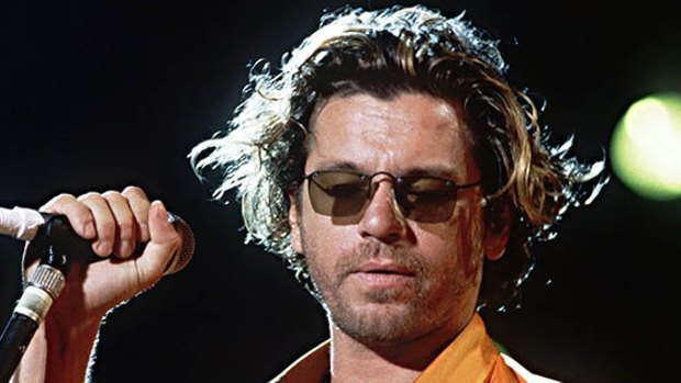 Michael Hutchence performing with INXS in 1994.