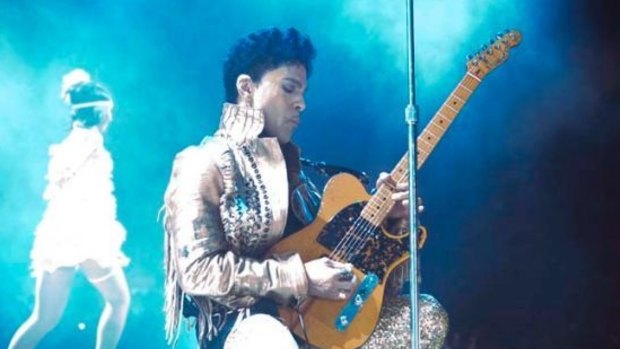 Prince playing in Brisbane.