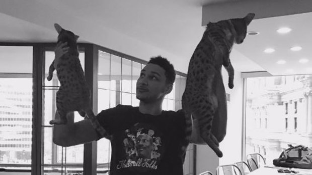 Ben Simmons has joined the #RaiseTheCat party.