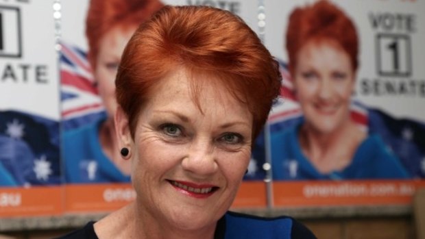 Pauline Hanson: ''I don't believe there's going to be hate.'' 