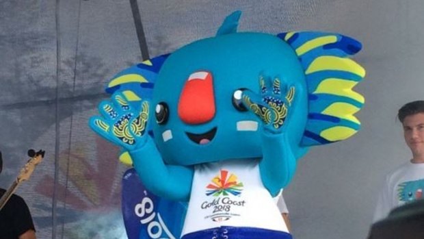 Commonwealth Games Minister Stirling Hinchliffe has written two letters following claims infrastructure would not be finished in time. Pictured is Games mascot Borobi. 