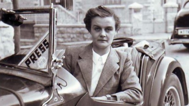 A photo of Clare Hollingworth from her biography <i>Of Fortunes and War</i>.