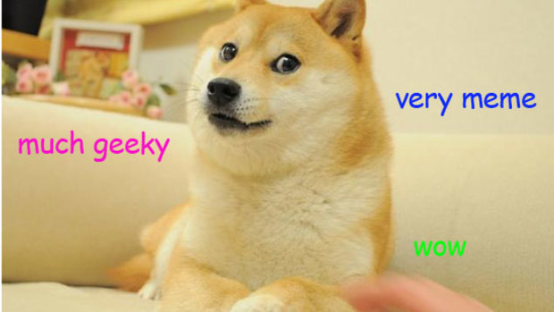 An example of the doge meme.