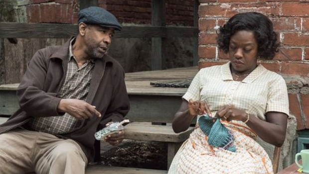 Leading chances for a best actor and actress double: Denzel Washington and Viola Davis in <i>Fences</i>. 