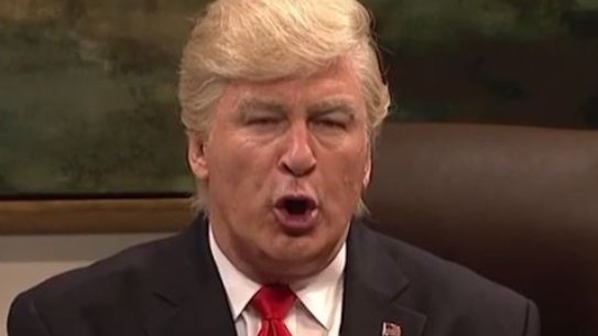 Alec Baldwin as Donald Trump: "Google what is ISIS?"