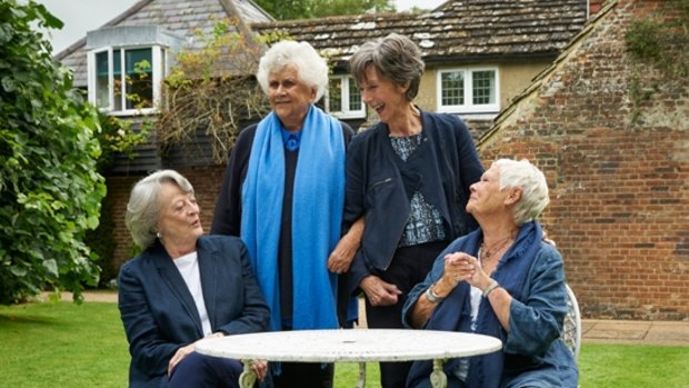 <I>Tea with the Dames</I> stars, from left, Maggie Smith, Joan Plowright, Eileen Atkins and Judi Dench.
