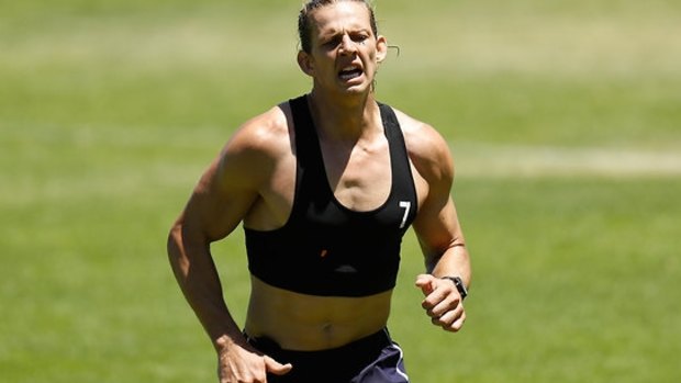 Hungry: Nat Fyfe is back "fitter" and "stronger".