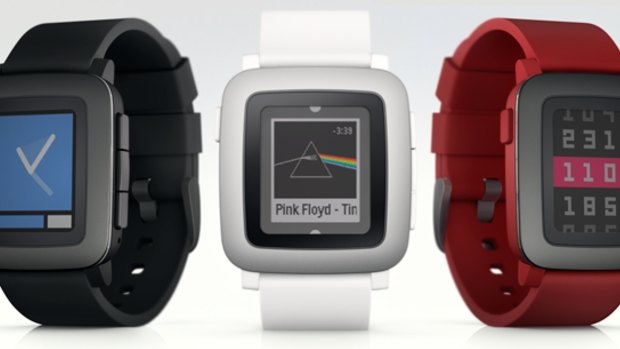 The Pebble Time features a colour e-paper screen and a new timeline interface.