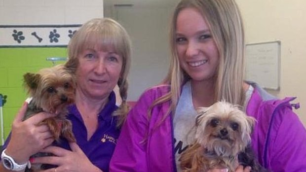 Lianne Kent with Pistol (left) and Elly Kent with Boo.