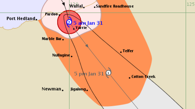 Tropical cyclone Stan weakened to a category two after it crossed the WA coast near Port Hedland.
