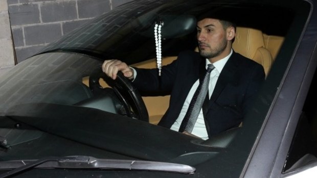 Auburn deputy mayor Salim Mehajer arrives at a council meeting in August.