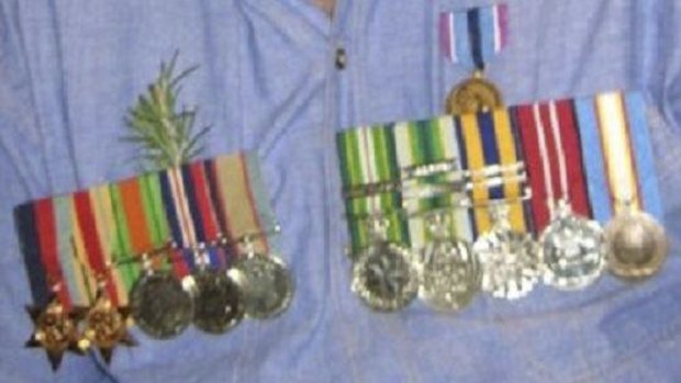 War medals stolen from a Palmerston home on Thursday