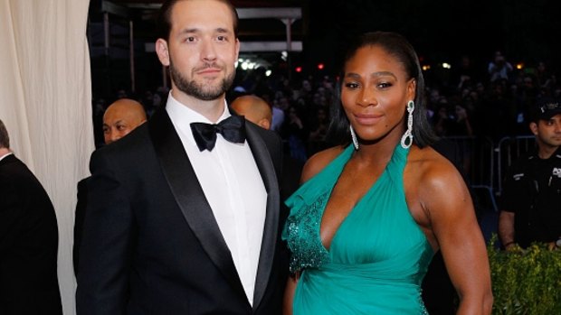 Serena Williams with her fiance Reddit co-founder Alexis Ohanian at the Met Gala earlier this year (OK fine that's also not super relatable. But still). 