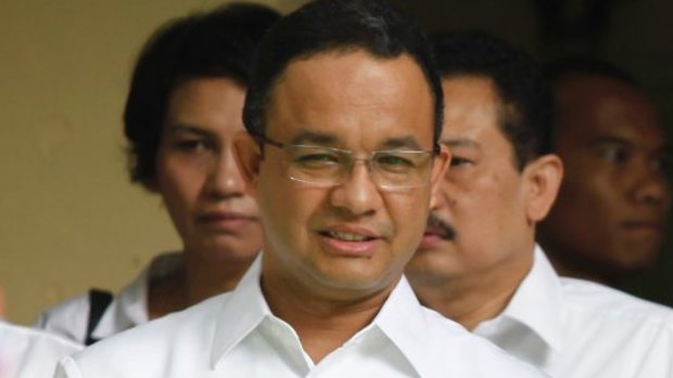 Anies Baswedan, when Indonesian education minister, in Jakarta in March 2016.