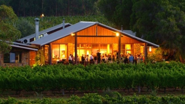 Cullen's winery restaurant sources produce from its biodynamic garden nearby.
