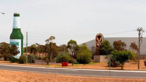 An artist impression of how the Big Beer Bottle might look.