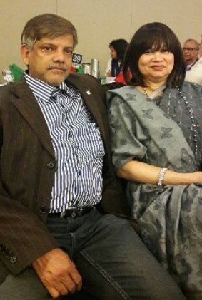 Canberrans Mohammad Hussain and wife Bazlun Bilkis.