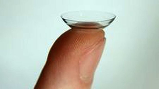 Patients sometimes seek help for a single stuck contact lens, but so many is 'exceedingly rare'.