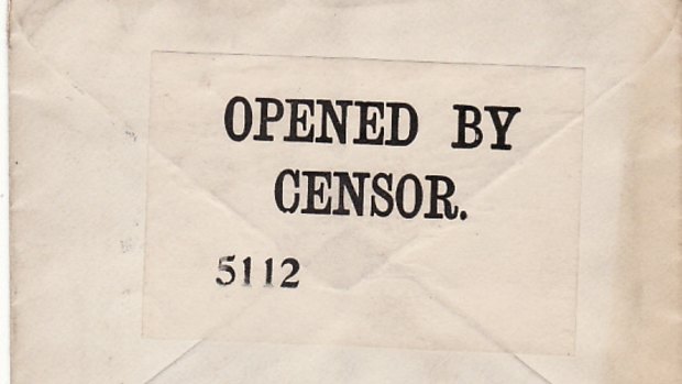 Censor shock: During the Great War, anyone with a foreign-sounding name found themselves under suspicion.