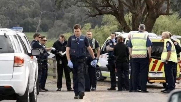 Police investigate after a stabbing in Moe. 