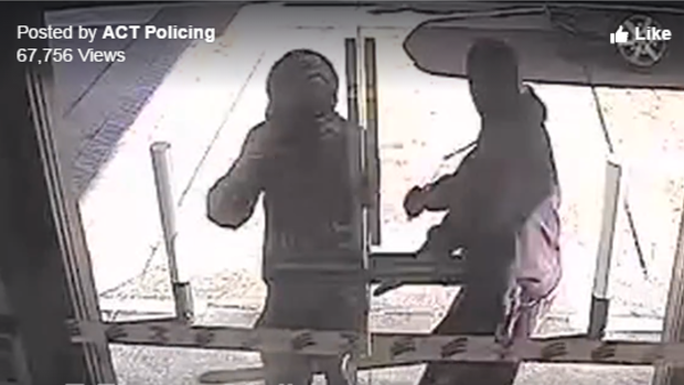 CCTV footage released by ACT Policing from the incident in December 2015