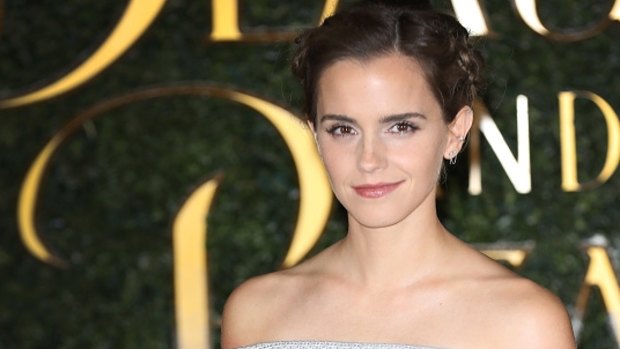 Emma Watson attends UK launch event for Beauty And The Beast.