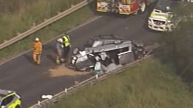 A number of people have been injured in a crash at Fernvale, west of Brisbane.