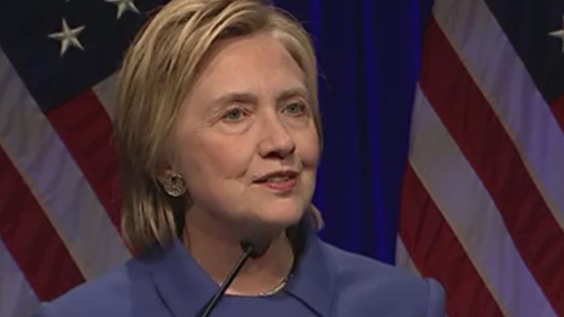 Hillary Clinton: the victim of fake news.