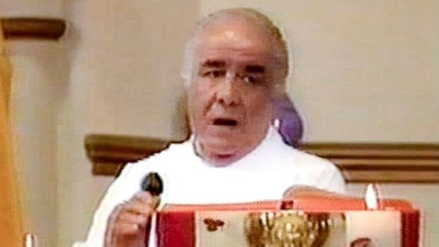 Father Anthony Bongiorno was seen covered in blood on the day of Maria James' murder.