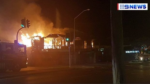 A huge fire destroyed a business in Moorooka on December 28.