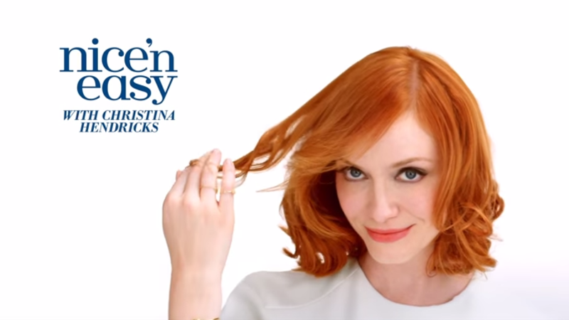 Christina Hendricks Misleading Hair Dye Ad Banned In Britain