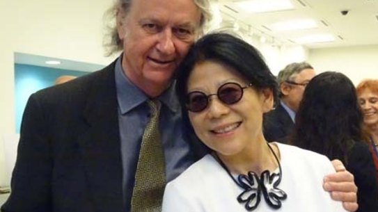 Sheri Yan and husband Roger Uren