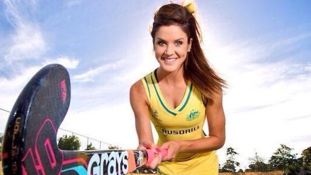 In play: Hockeyroo Anna Flanagan was cleared for selection by the Australian Olympic Committee despite a drink-driving conviction.