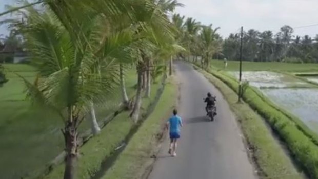 Tom Hickman ran 84 kilometres across Bali to raise funds for Classroom of Hope.