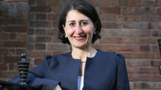 The NSW Treasurer Gladys Berejiklian, who will stand for premier on Monday.