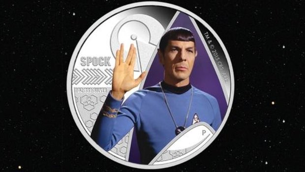 Spock's famous salute will live on... in cold, hard cash.