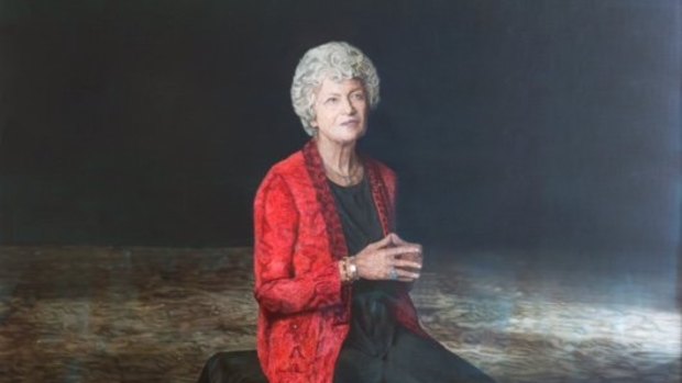 A portrait of Fiona Stanley now hangs on the walls of Fiona Stanley Hospital. 