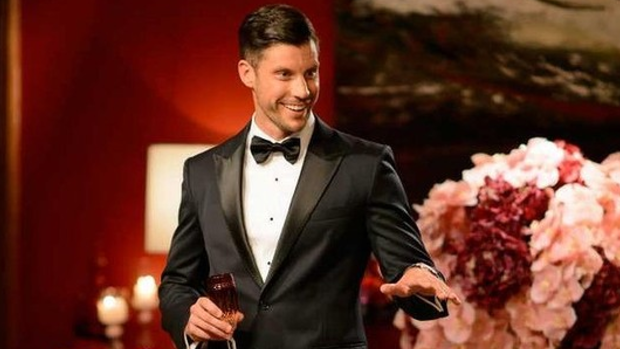 'So if you could all start wearing name tags, that would really help me out': Sam Wood on the set of <i>The Bachelor</i>.