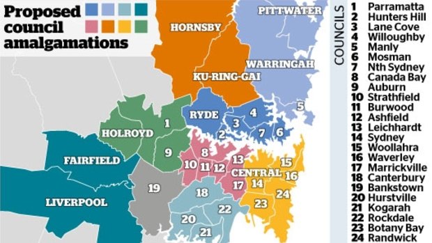Only two councils are open to amalgamating with neighbouring councils.